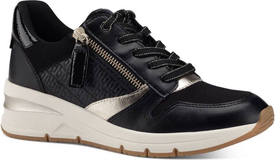 Tamaris Zwarte Vegan Sneaker met Versterkte Hiel Black Dames - Foto 12