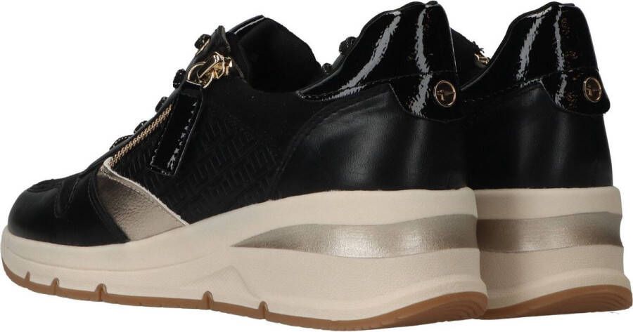 Tamaris Zwarte Vegan Sneaker met Versterkte Hiel Black Dames - Foto 8