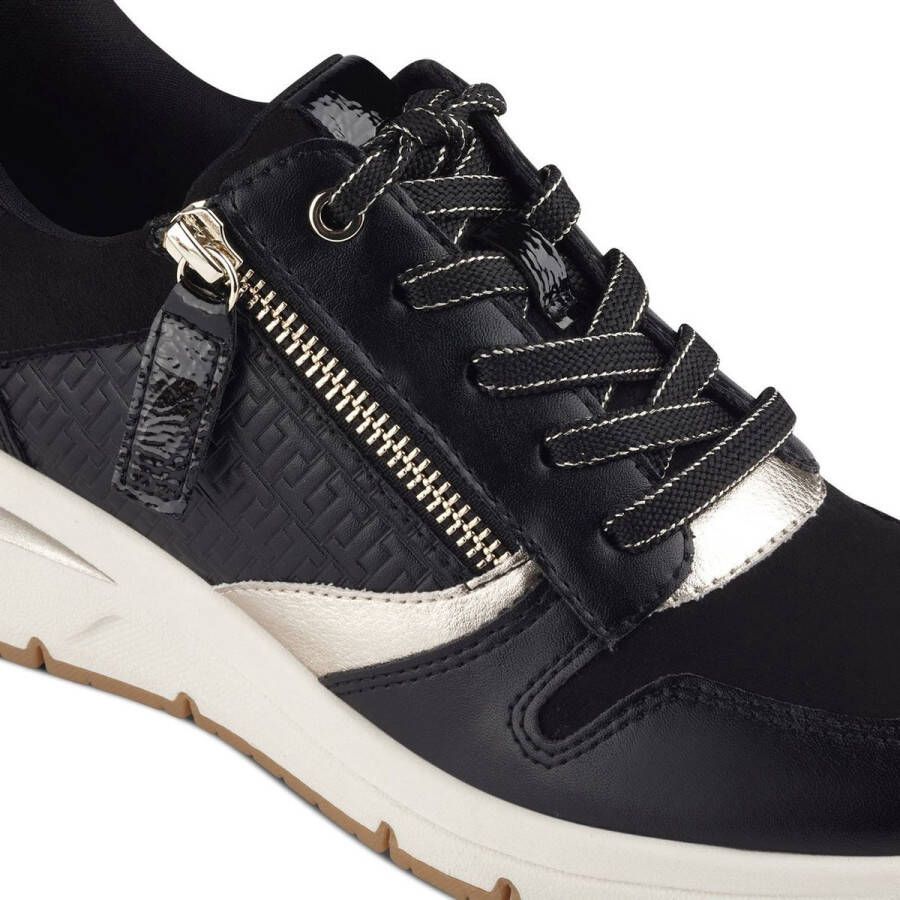 Tamaris Zwarte Vegan Sneaker met Versterkte Hiel Black Dames - Foto 11