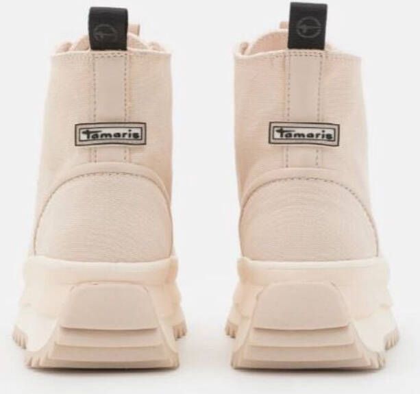 Tamaris Veterboots beige Canvas