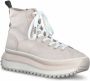 Tamaris Veterboots Dames Canvas Beige - Thumbnail 27