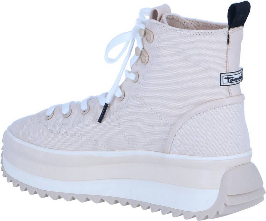 Tamaris Veterboots beige Canvas