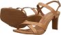 Tango | Ava 6 f camel cross sandal covered heel sole - Thumbnail 12
