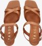 Tango | Ava 6 f camel cross sandal covered heel sole - Thumbnail 15
