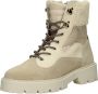 Tango Bee Bold 61 Veterboots Laarzen Met Veters Dames Beige - Thumbnail 8