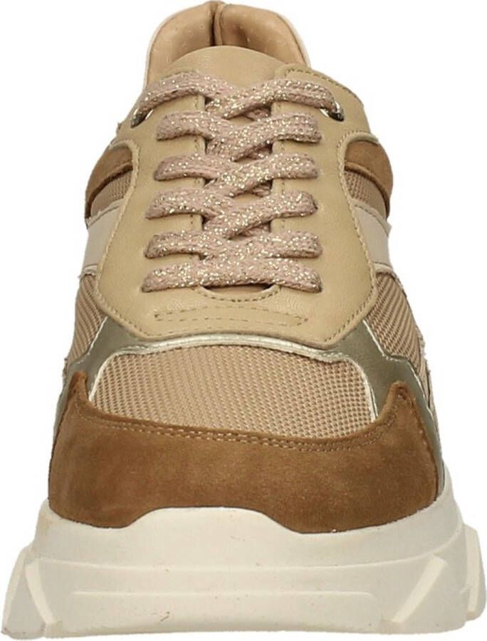 Tango Katy Fat 23-Q Veterschoenen Laag Beige