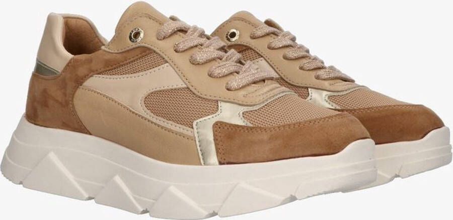 Tango Katy Fat 23-Q Veterschoenen Laag beige