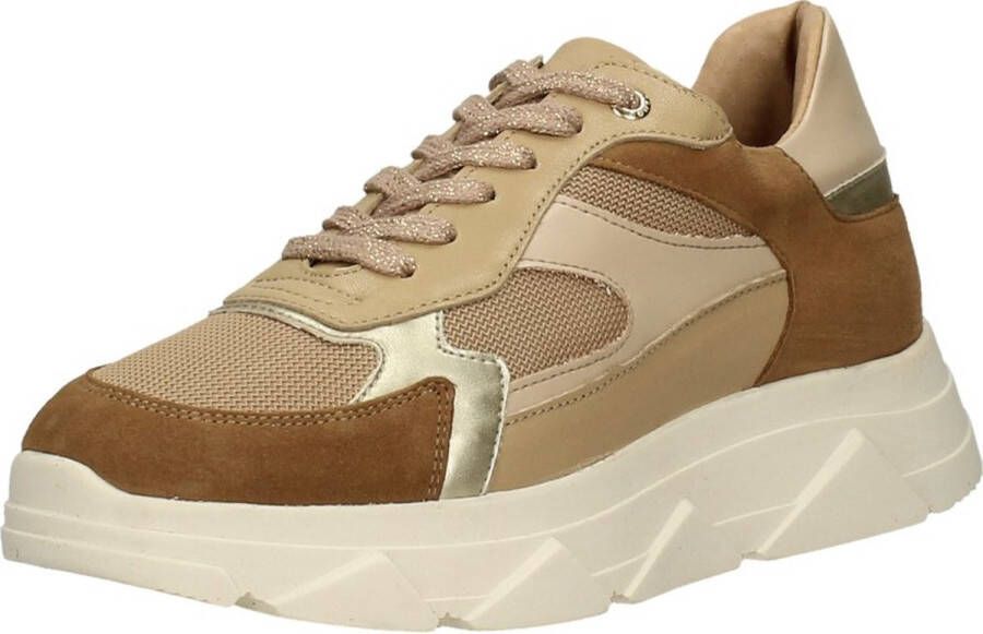 Tango Katy Fat 23-Q Veterschoenen Laag beige