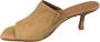 Tango Mya Camel kids mule heel naturel-slipper hak-muil hak kitten - Thumbnail 4