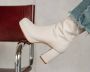 Tango Nadine 5 Enkellaarsjes Enkelboots met rits Dames Wit - Thumbnail 8