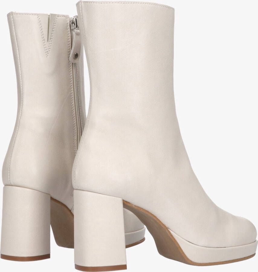 Tango Nadine 5 Enkellaarsjes Enkelboots met rits Dames Wit