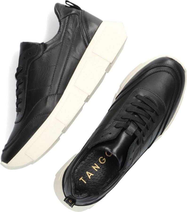 Tango Norah 1 Lage sneakers Leren Sneaker Dames Zwart