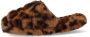 Ted Baker 257200 Alhana Printed Faux Fur Mule Slipper Q3 - Thumbnail 4