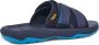 Teva K Hurricane Verge Slide Kinder Slippers Blauw - Thumbnail 7