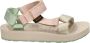 Teva sandalen roze geel groen Meisjes Textiel Meerkleurig 29 30 - Thumbnail 10