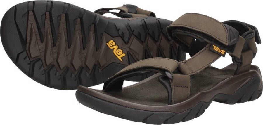 Teva M TERRA FI 5 UNIVERSAL LEATHER Heren Sandalen TURKISH COFFEE