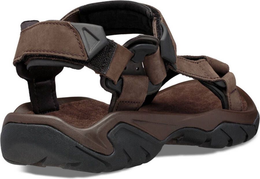 Teva M TERRA FI 5 UNIVERSAL Leer Heren Sandalen Bruin Zwart