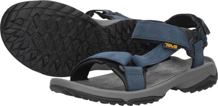 Teva M TERRA FI LITE Leren Heren Sandalen Grijs Blauw