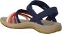 Teva Sandalen Vrouwen navy rood crème - Thumbnail 4