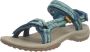 Teva TERRA FI LITE W Volwassenen Platte sandalen Groen - Thumbnail 4