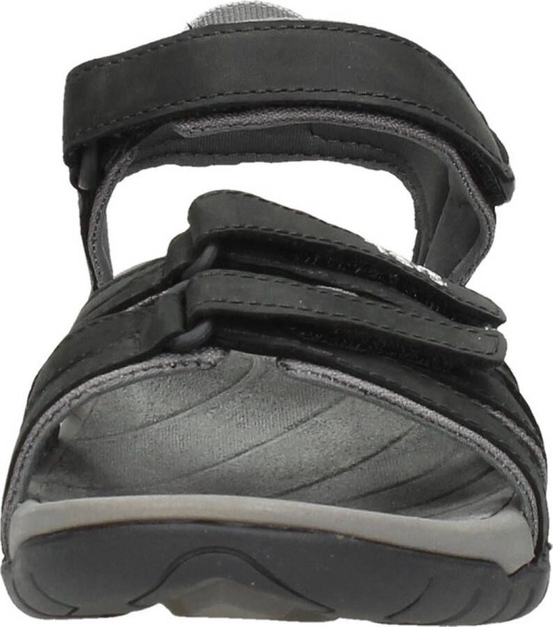 Teva TIRRA Leren Dames Sandalen Zwart Grijs