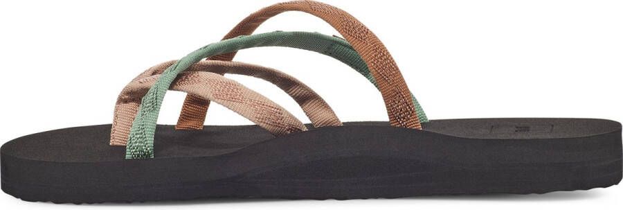 Teva W Olowahu Dames Slippers Multicolour