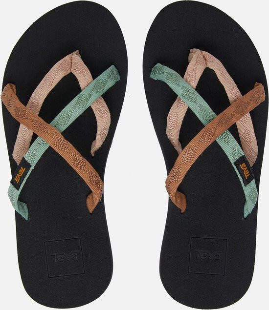 Teva W Olowahu Dames Slippers Multicolour