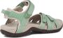 Teva W Tirra Leather Dames Sandalen Groen - Thumbnail 9