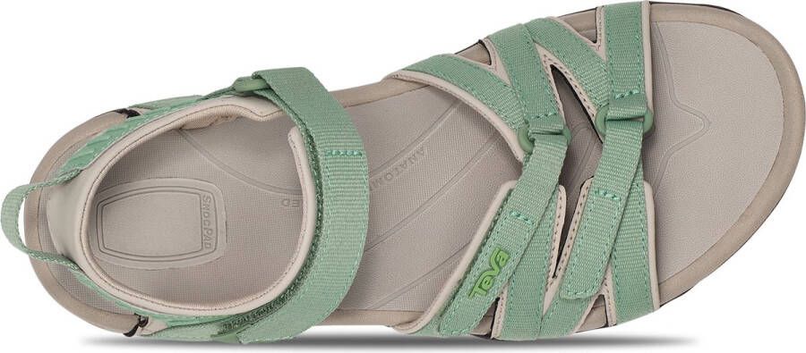 Teva W Tirra Leather Dames Sandalen Groen