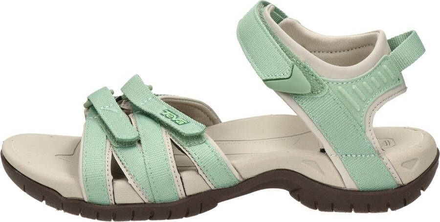 Teva W Tirra Leather Dames Sandalen Groen