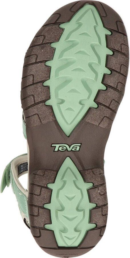 Teva W Tirra Leather Dames Sandalen Groen