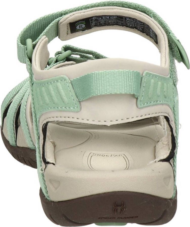 Teva W Tirra Leather Dames Sandalen Groen