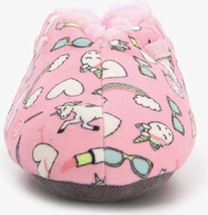 Thu!s kinder sloffen unicorn Roze Pantoffels