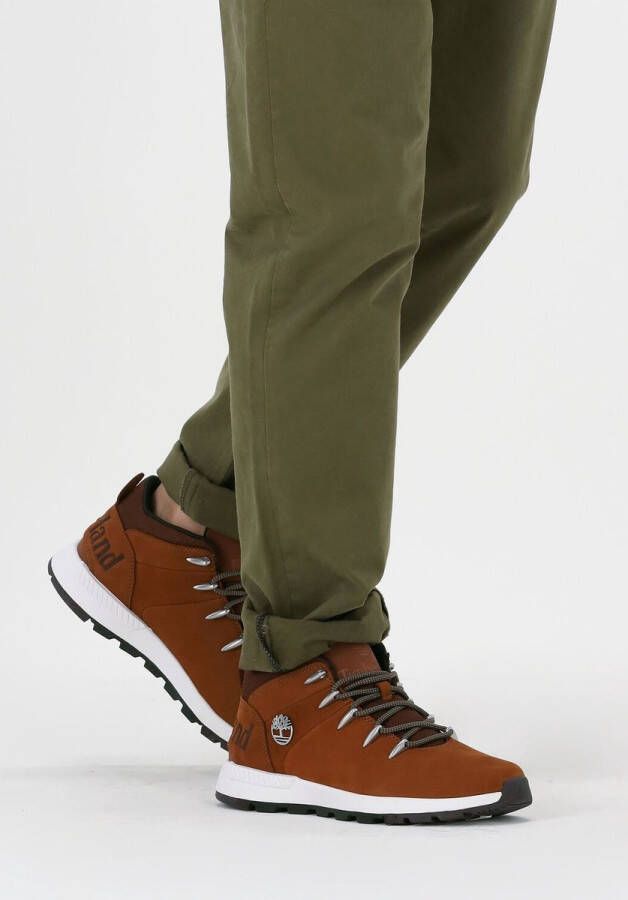 Timberland Bruin Tinten Sprint Trekker Mid Men Veterboots Laarzen Met Veters Heren Camel