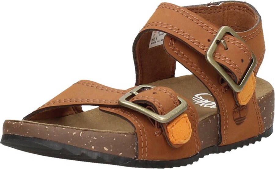 Timberland Castle Island 2 Strap Kindersandalen Bruin Jongen - Foto 10