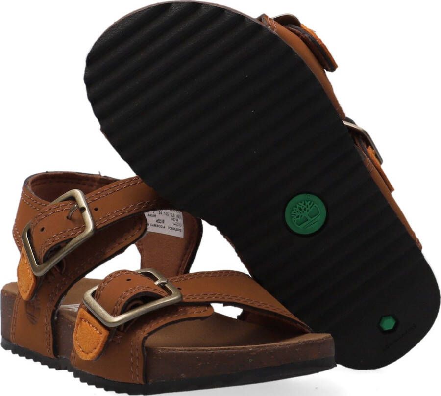 Timberland Castle Island 2 Strap Kindersandalen Bruin Jongen - Foto 13