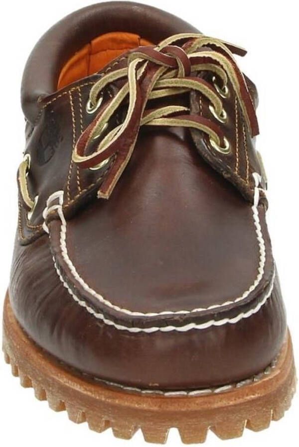 Timberland heren veterschoen# Cognac