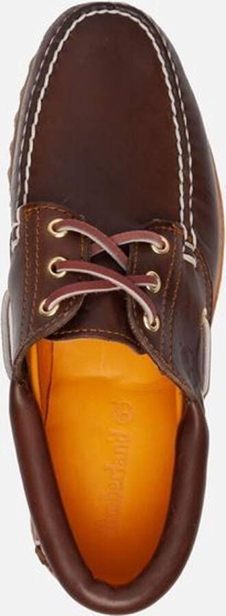 Timberland heren veterschoen# Cognac