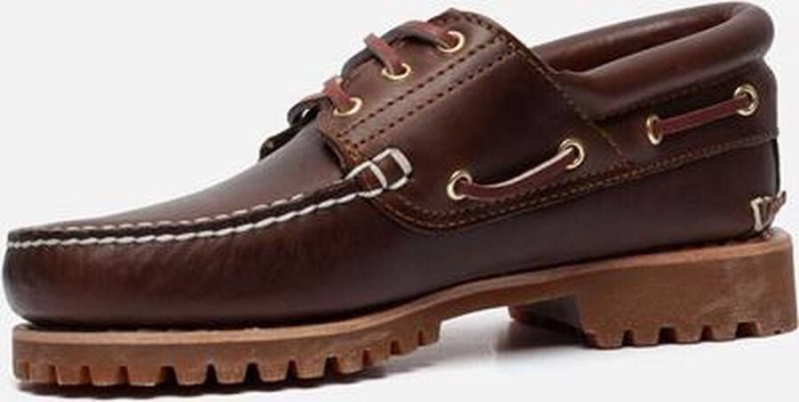 Timberland heren veterschoen# Cognac