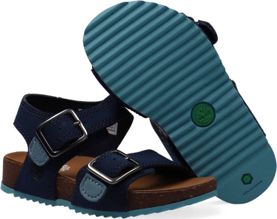 Timberland Jongens Sandalen Castle Island 2 Strap Blauw