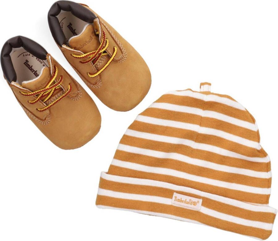 Timberland Kids Crib Boots W Hat Wheat