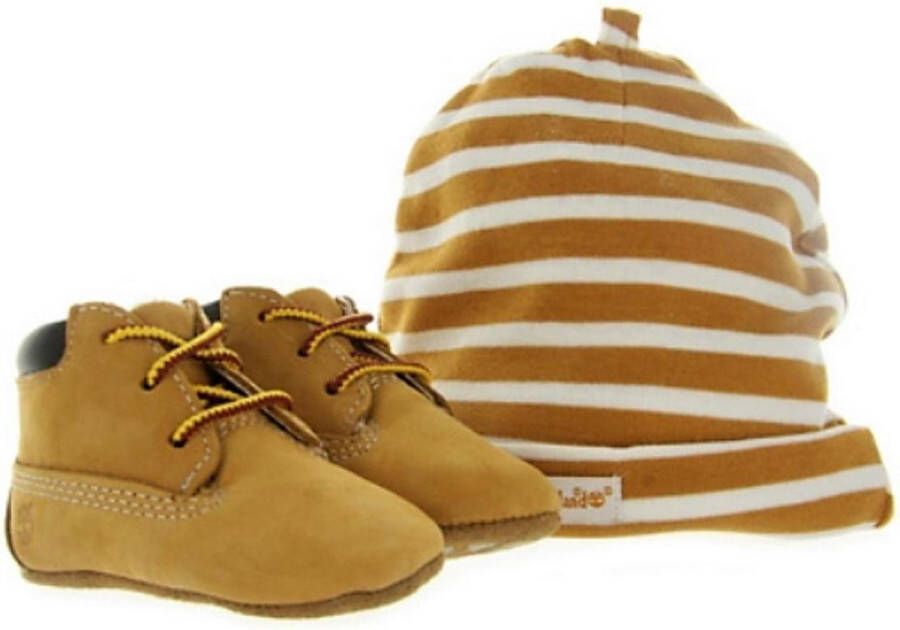 Timberland Kids Crib Boots W Hat Wheat