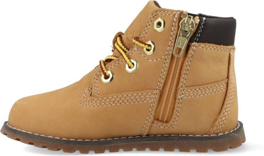 Zachtmoedigheid Verzending belofte Timberland geel Pokey Pine Wheat veterschoenen en klitteband - Schoenen.nl