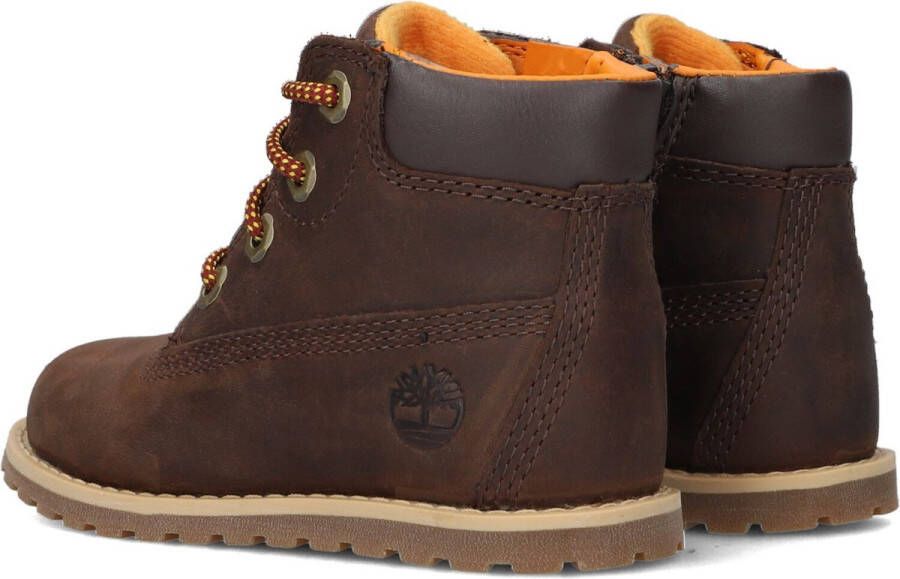 Timberland Pokey Pine 6in Boot Kids Veterboots Laarzen Met Veters Jongens Bruin