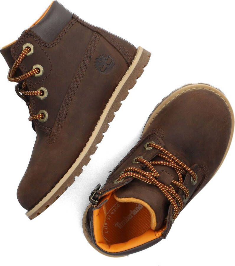 Timberland Pokey Pine 6in Boot Kids Veterboots Laarzen Met Veters Jongens Bruin