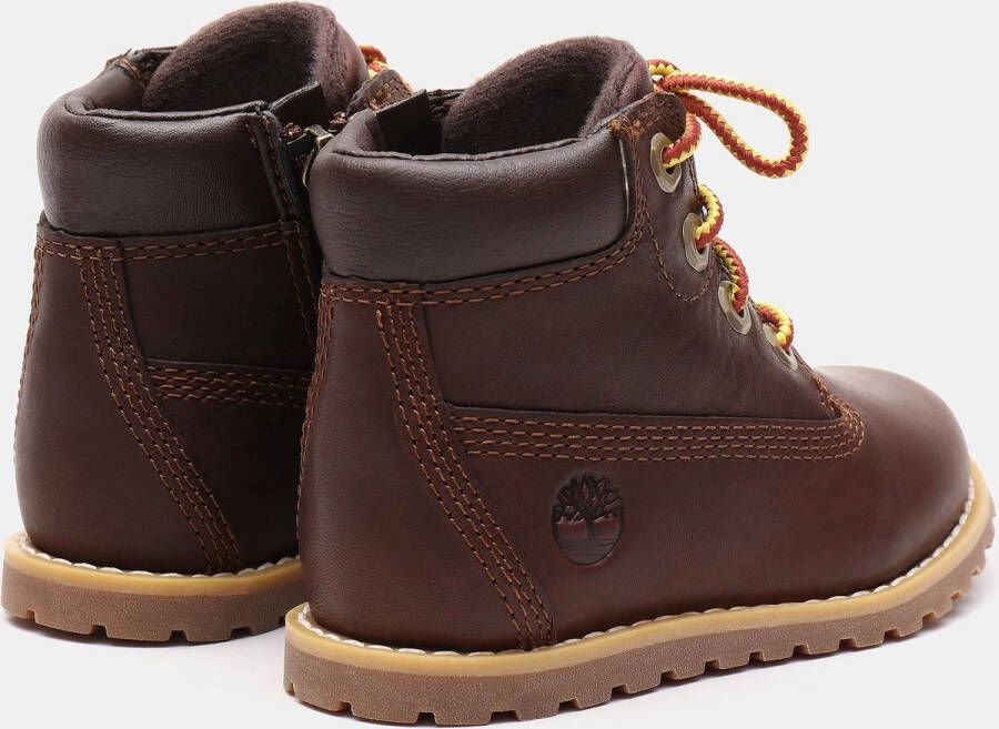 Timberland Pokey Pine 6in Boot Kids Veterboots Laarzen Met Veters Jongens Bruin - Foto 7