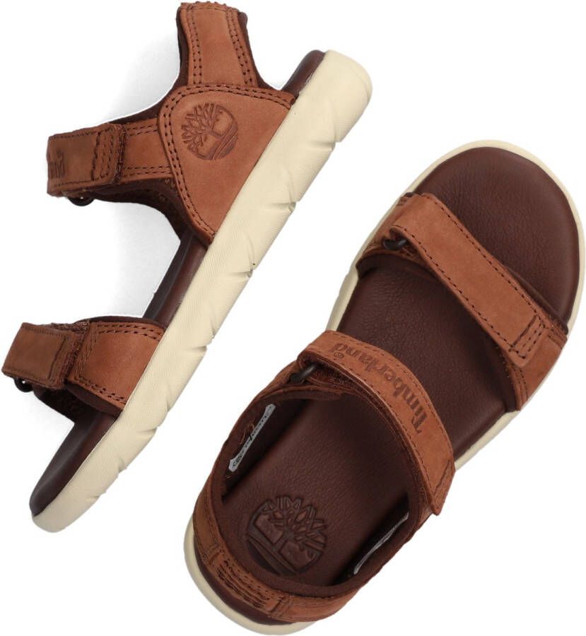 Timberland Jongens Sandalen Nubble Sandal Lthr 2 Strap Bruin - Foto 14