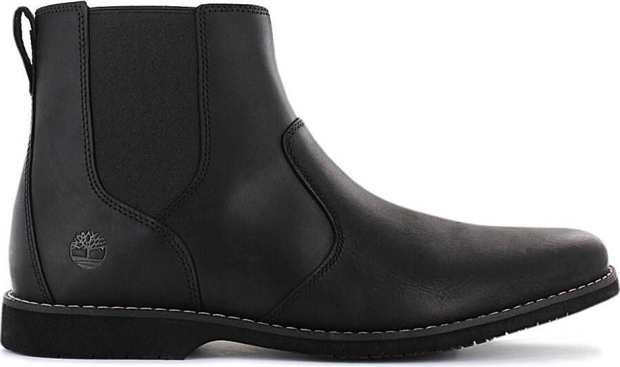 Timberland Woodhull Leather Boot Heren Chelsea Laarzen Business Schoenen Leer Zwart TB0A413H001