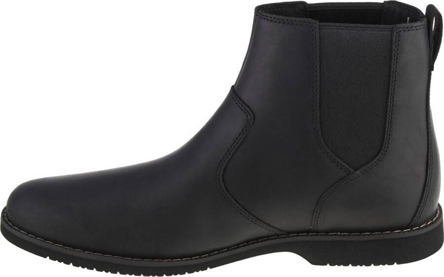 Timberland Woodhull Leather Boot Heren Chelsea Laarzen Business Schoenen Leer Zwart TB0A413H001