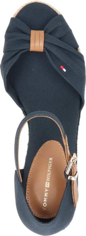 Tommy Hilfiger Basic Open Toe Mid Wedge Espadrilles Zomer Schoenen Dames Blauw